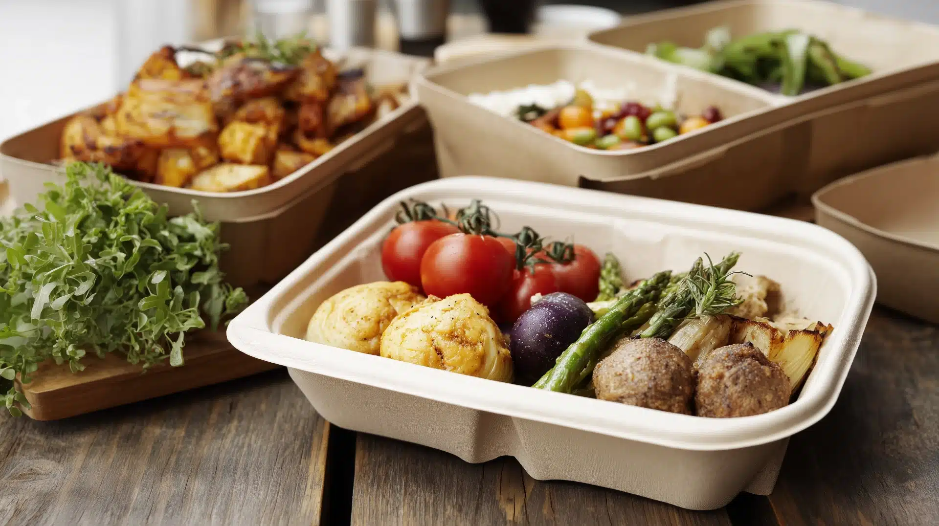 molded fiber food plates